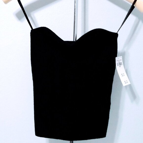 Abercrombie & Fitch Sculpt Sweetheart Sweater Tube Top Size Small - Picture 4 of 11